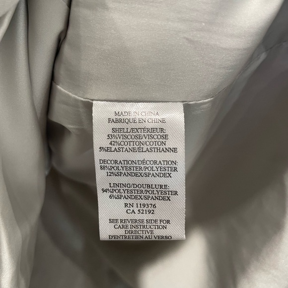 Helmut Lang Prism Compress Twill Sleeveless Dress Size 4 - Picture 6 of 11